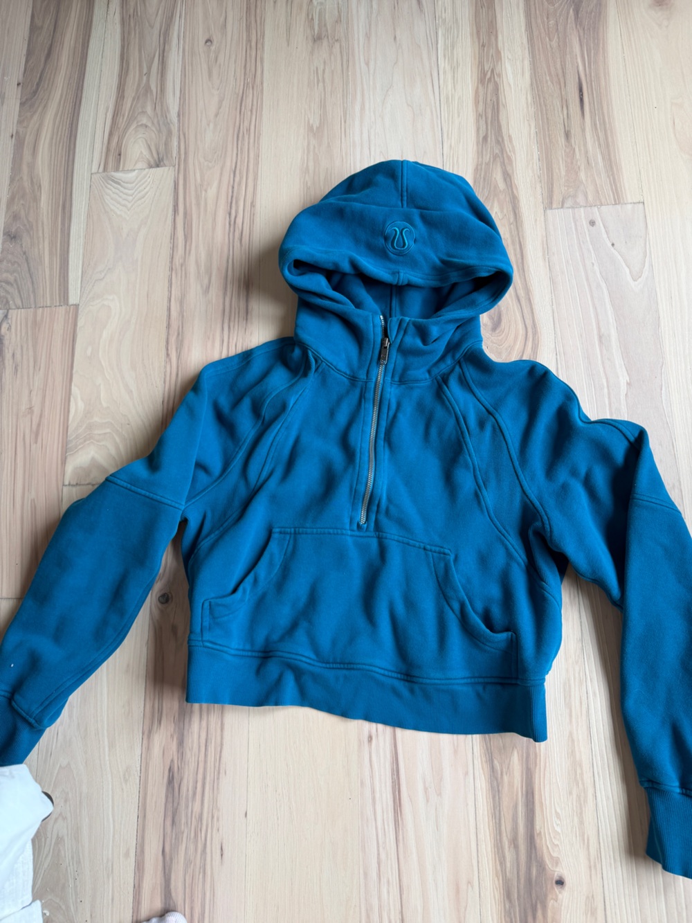 lululemon athletica Teal Half-Zip Hoodie